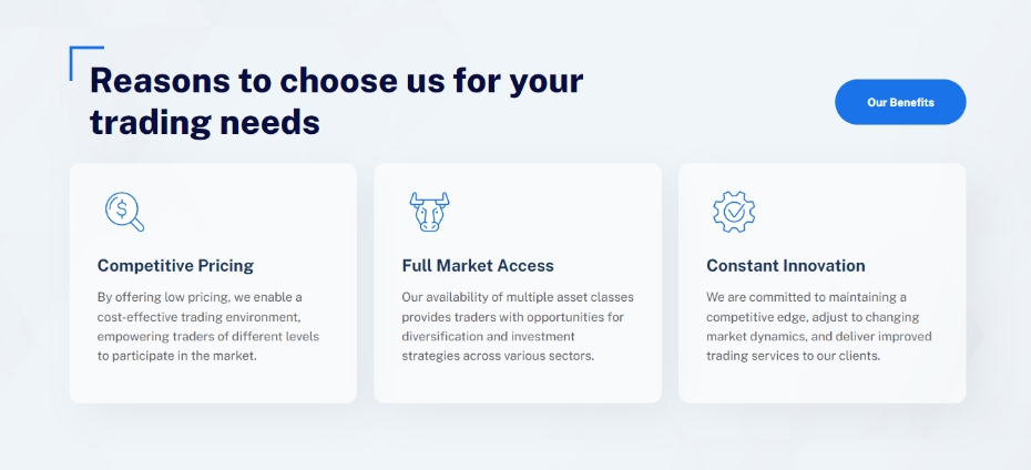reasons to choose us for your trading needs