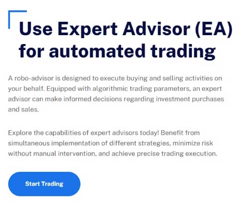 use expert advisor for automated trading